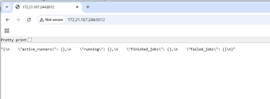 Checking HTTP instance