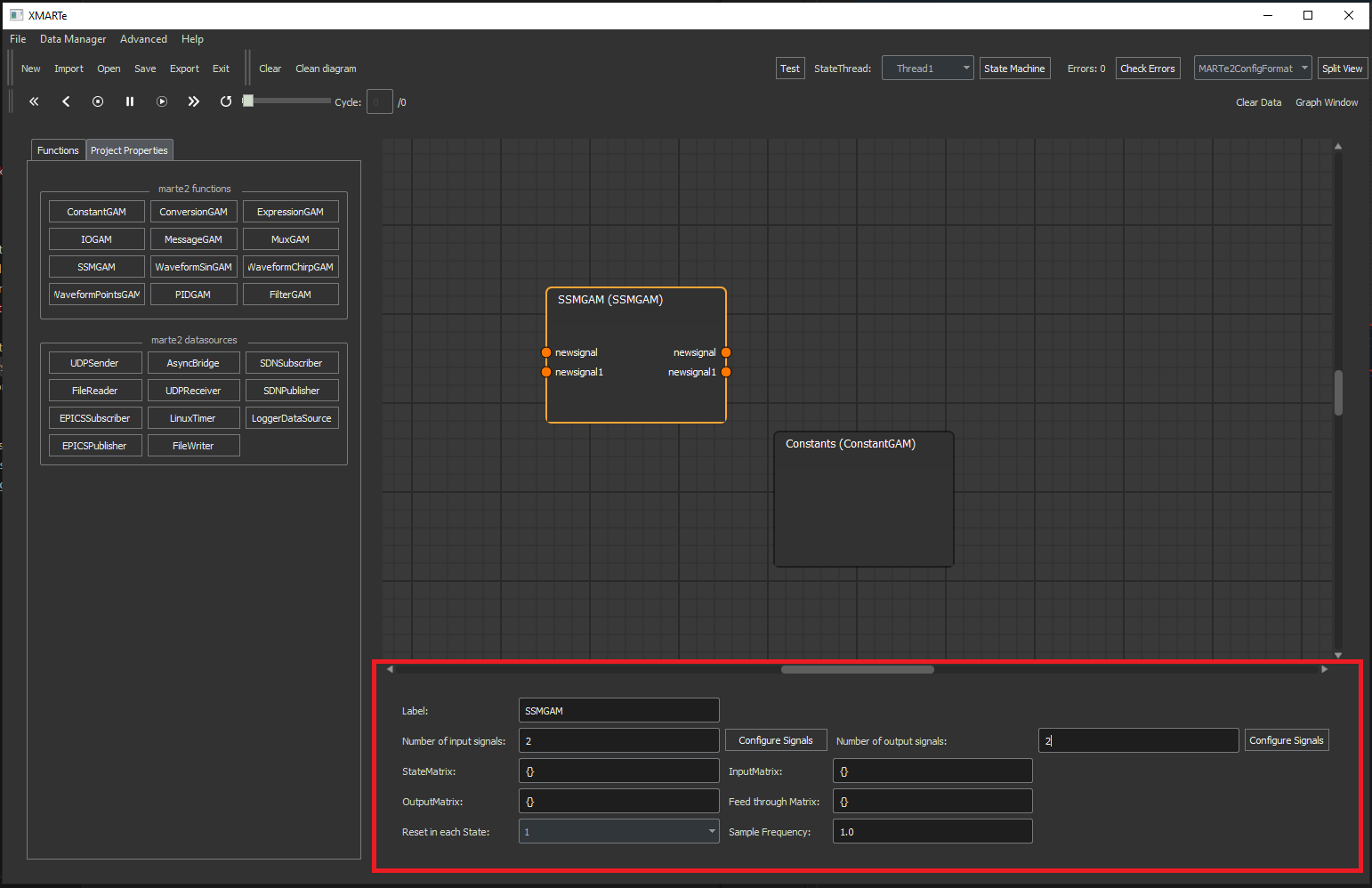 Application upon startup